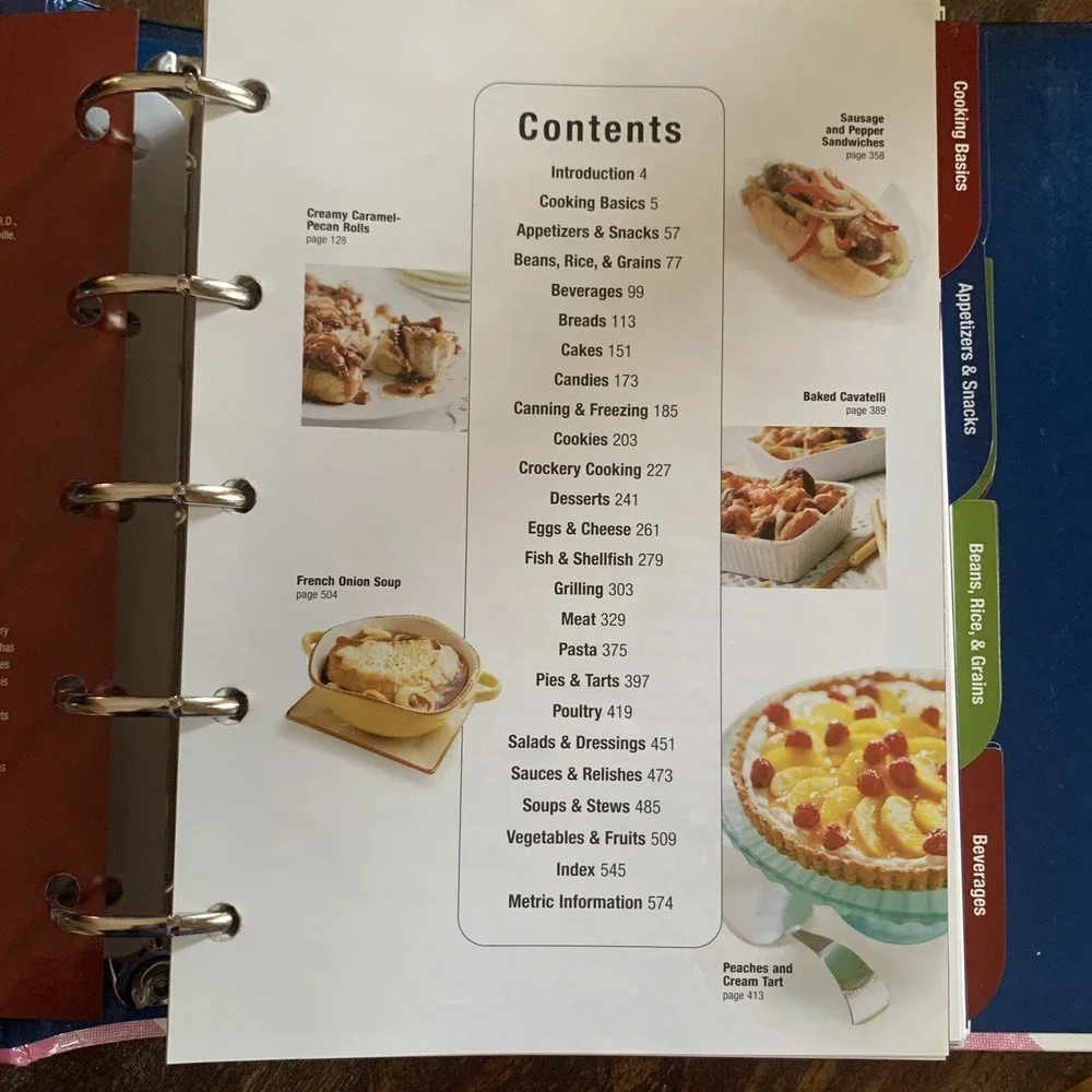 Better Homes & Gardens New Cook Book 5 Ring Pink 2005 Hardcover‎ illustrated